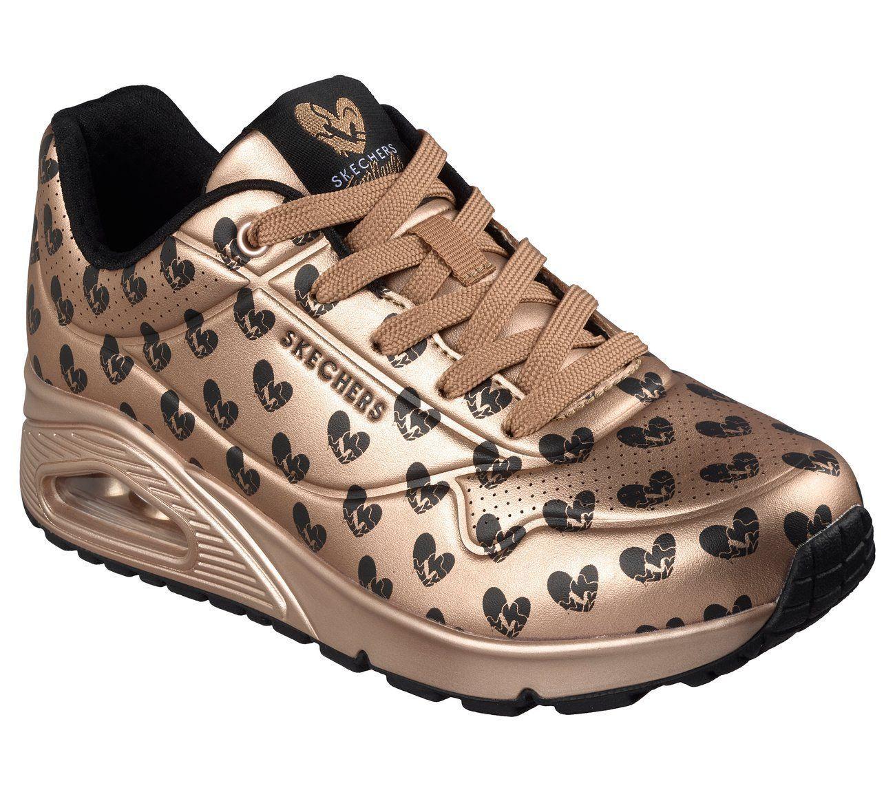 Zapatillas Mujer Uno Live Colorfully Beige Skechers-1