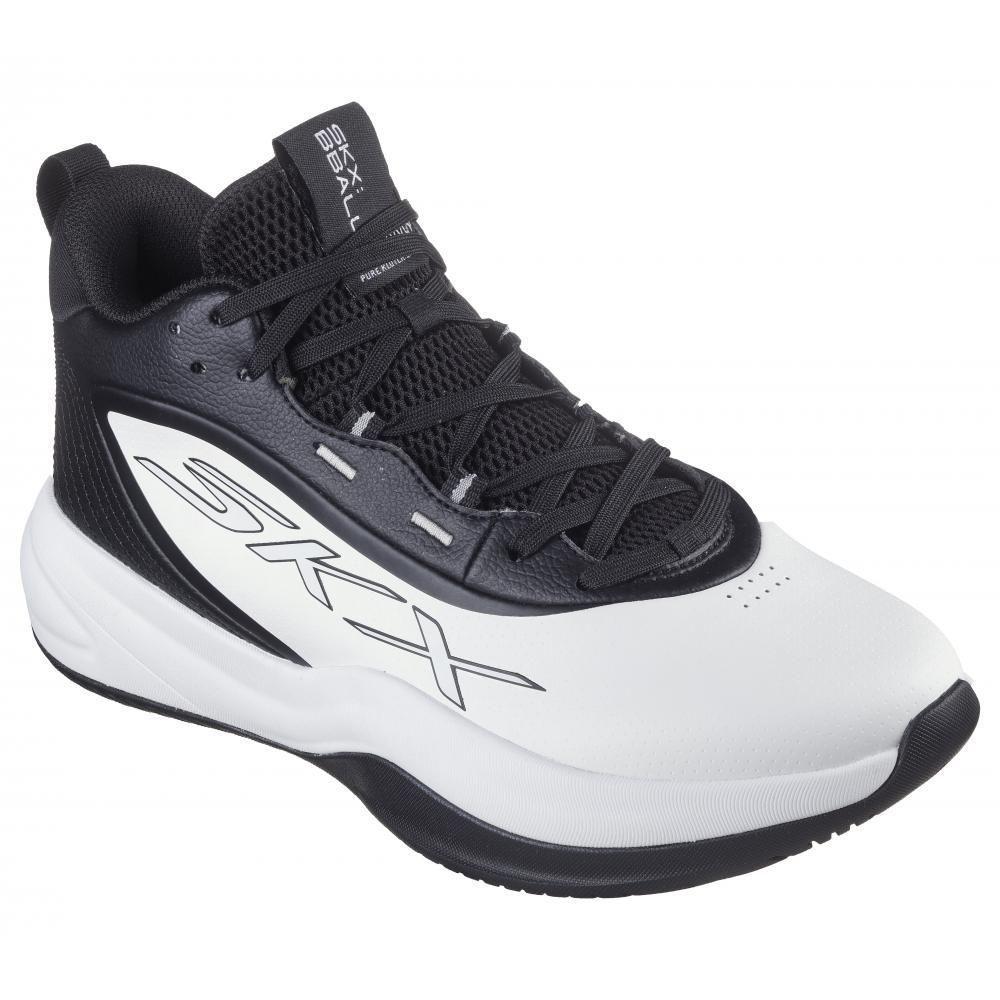 Zapatilla Hombre Basketball League Blanco Skechers-4