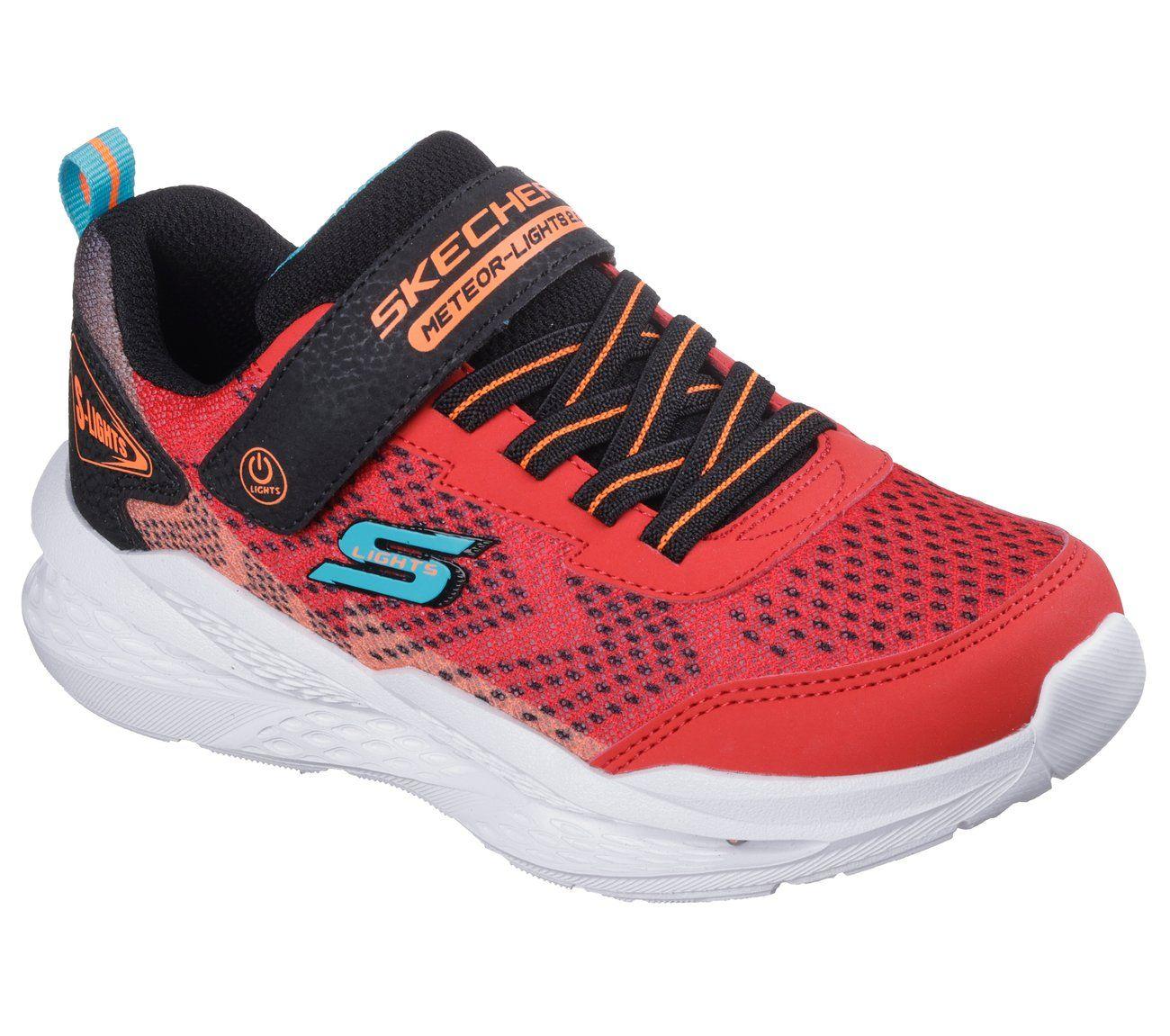 Zapatillas Niño Meteor-Lights 2.0 Rojo Skechers-3