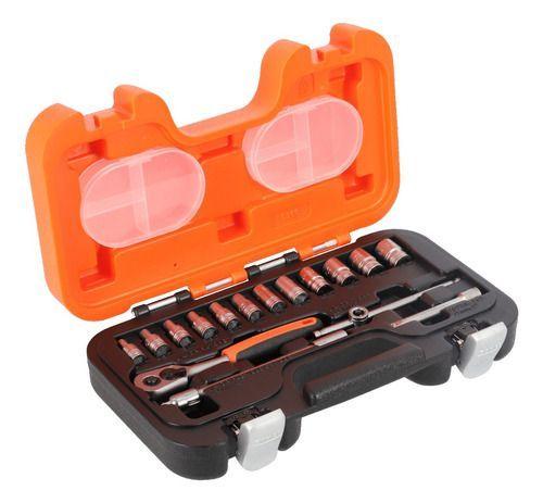 Juego De 16 Herramientas Dados 1/4 De 4 A 13mm S160 Bahco-0