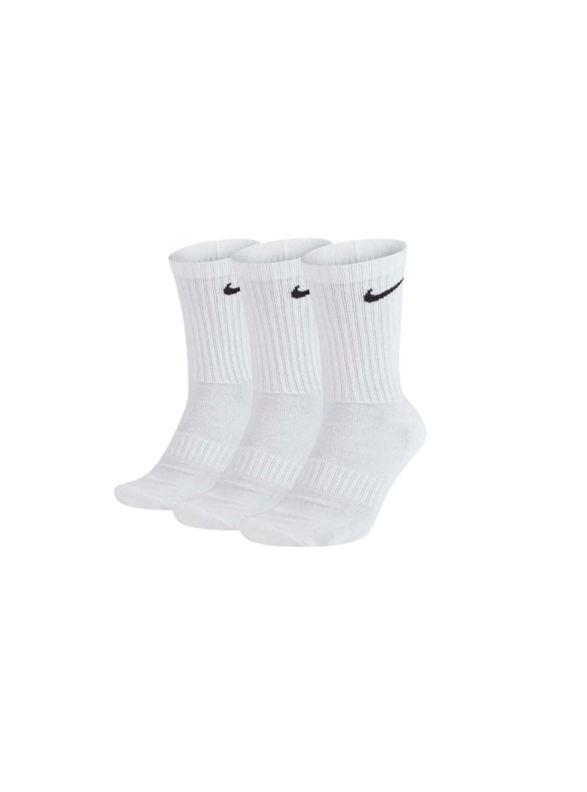 Tripack Calcetines Nike Everyday Cushioned Training  Blanco -0