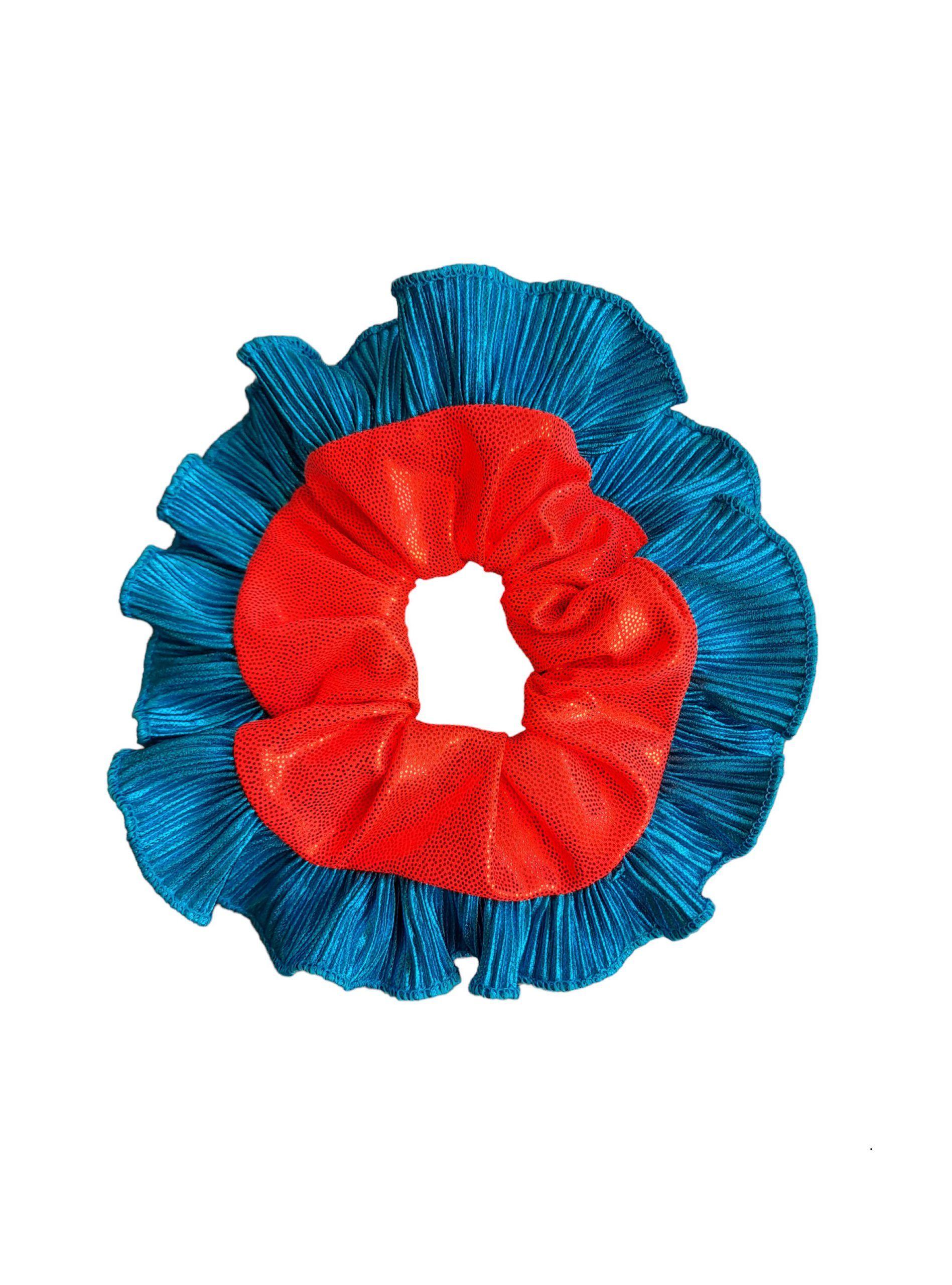 Scrunchie XL Rumbas Bambas Color  Celeste-0