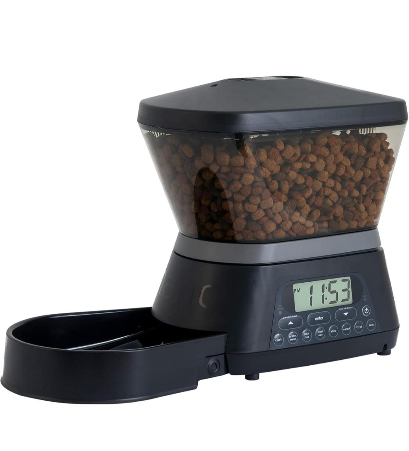Dispensador De Alimentos Para Mascotas Automático-1
