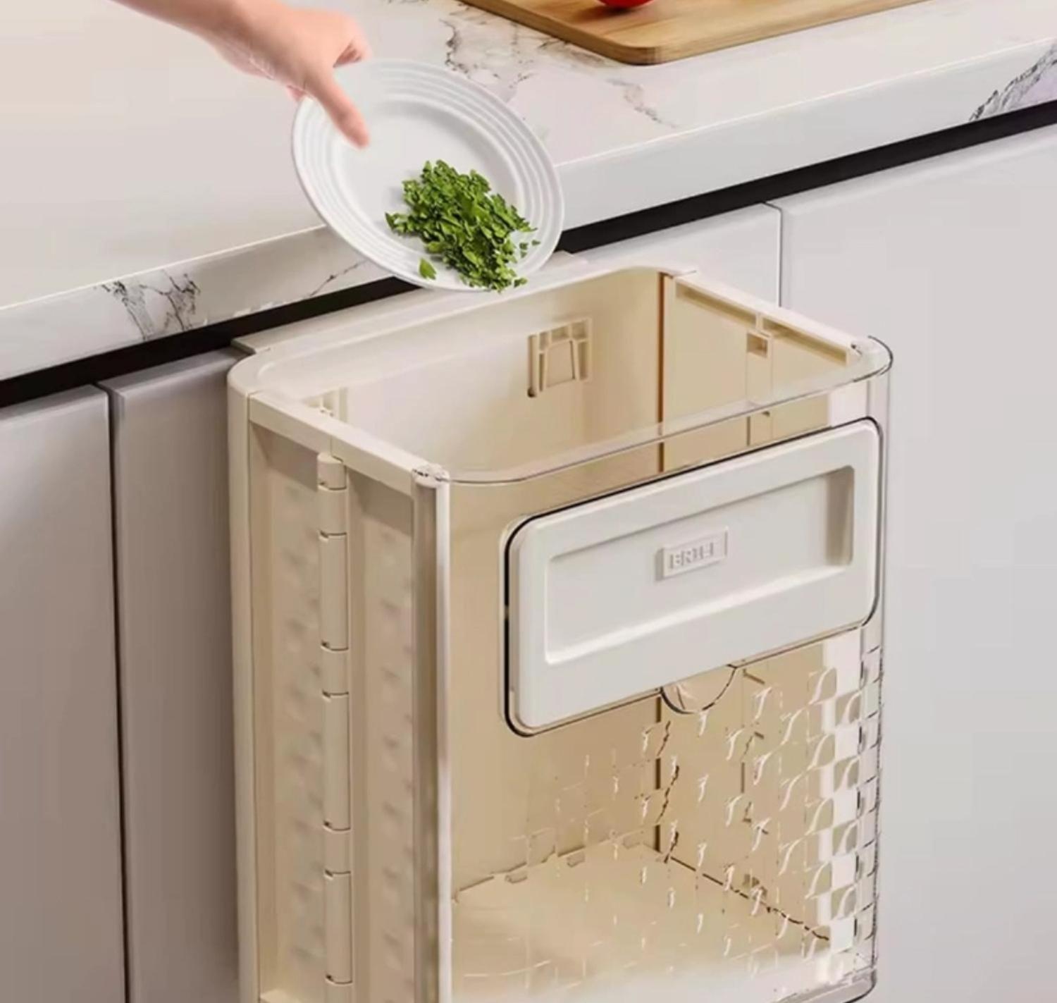 Basurero Plegable Para Cocina Papelero Portátil Moderno-3