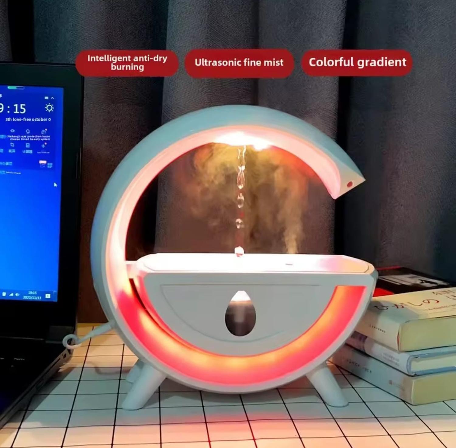 humificador Difusor De Aceites Antigravedad gotas de agua-2