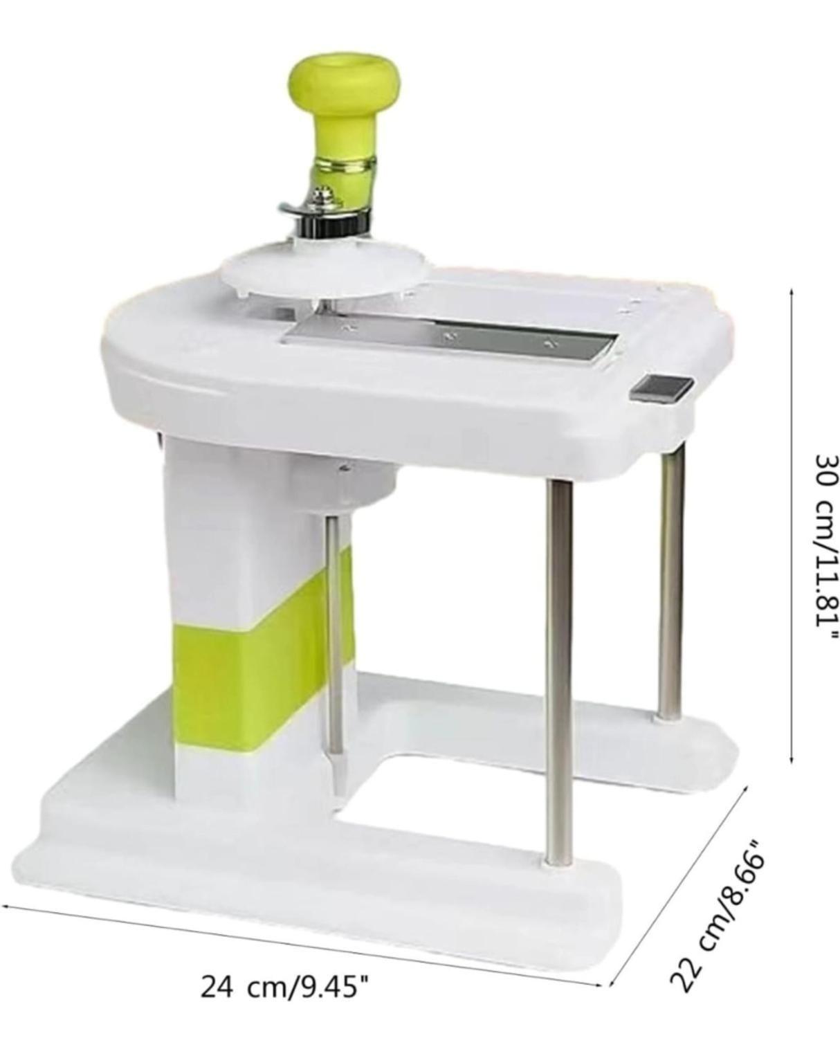Cortador De Repollo Rotativo Manual Con Cuchillas De Acero Inoxidable-2