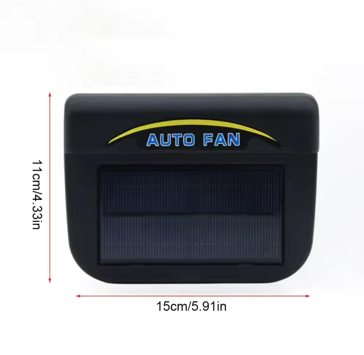 Ventilador Portátil Solar Para Auto-3