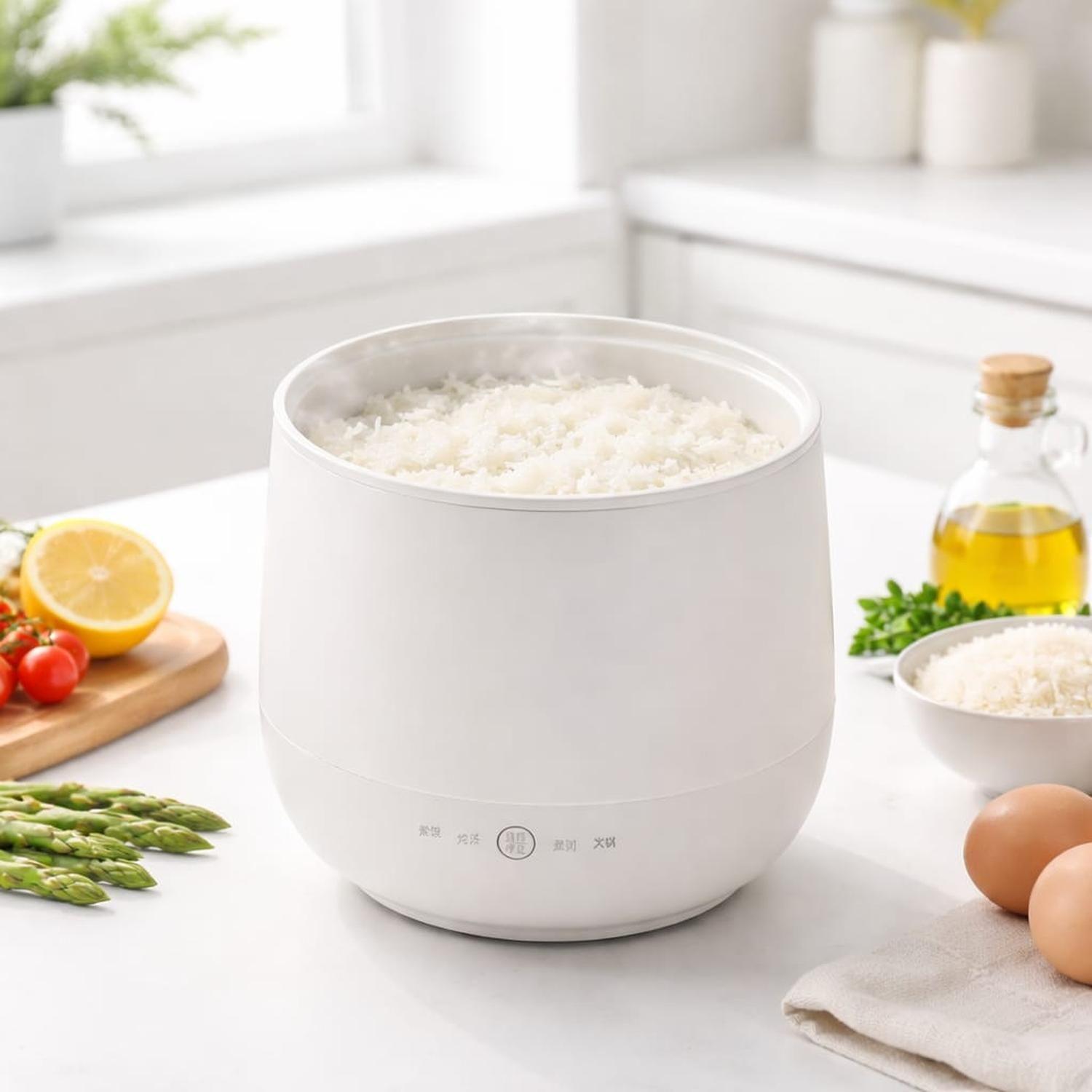 Mini Olla Arrocera Multifuncional 1.8 L Portatil Y Antiadherente-6