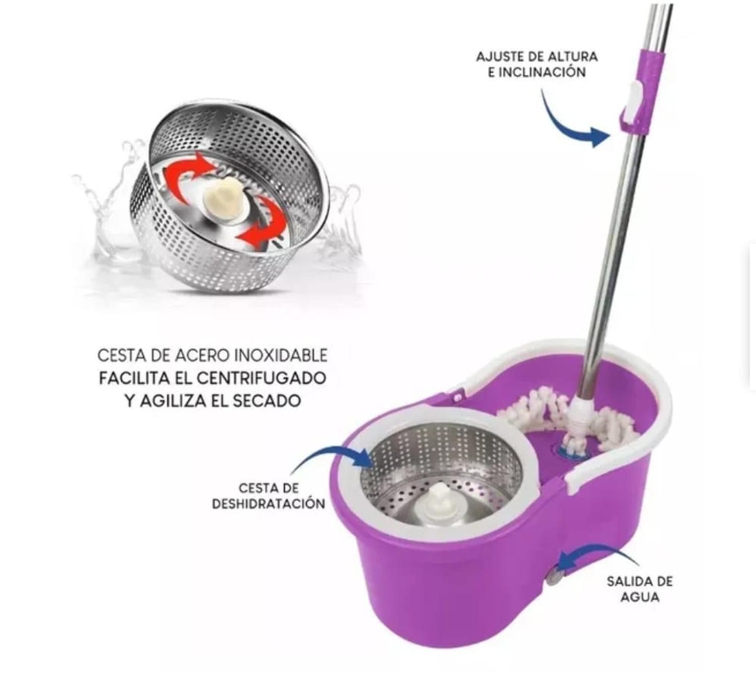 Mopa Giratoria 360 Grados Con Fácil Escurrido-2