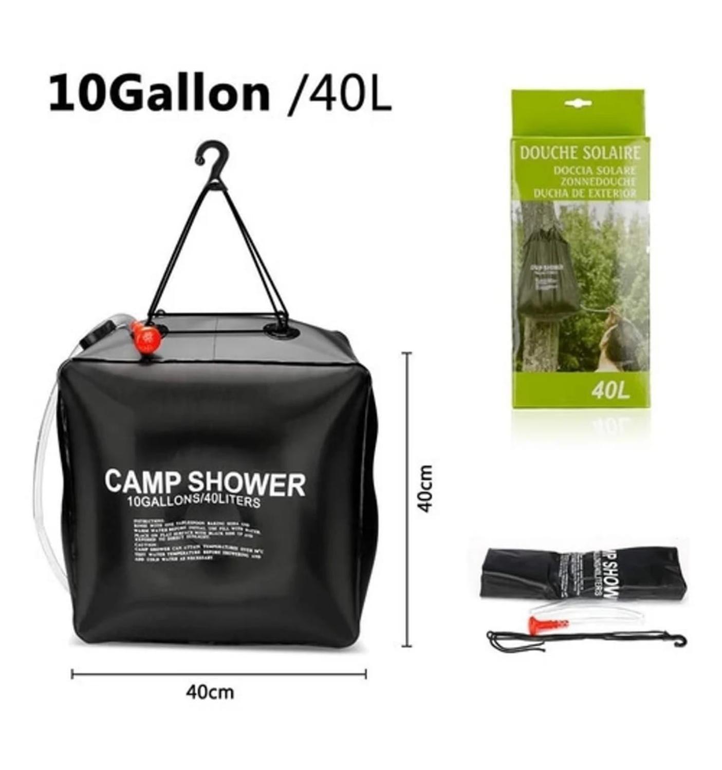Ducha Portátil Solar 40 LTS Camping Playa Outdoor-2
