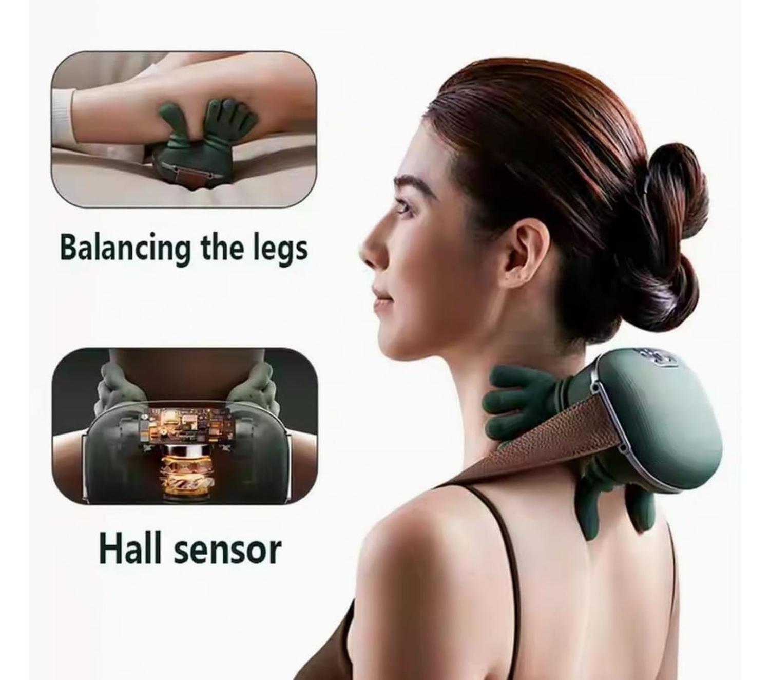 Masajeador Cervical Y Espalda Tipo Pulpo Con Calor Y Vibracion-5