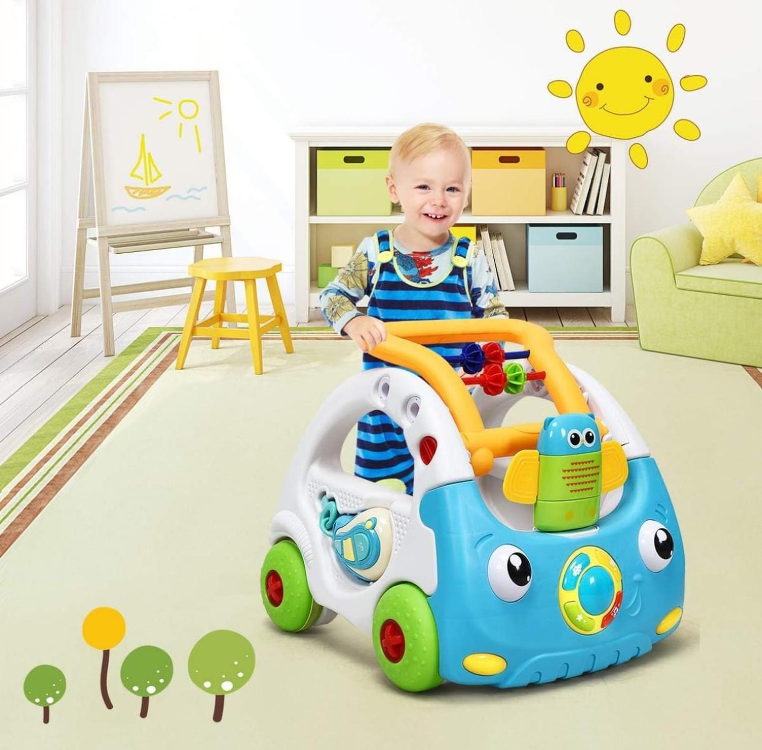 Andador Correpasillos Multifuncional Ajustable Para Bebes-1