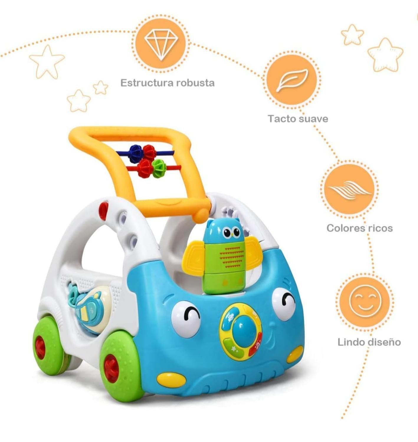 Andador Correpasillos Multifuncional Ajustable Para Bebes-4