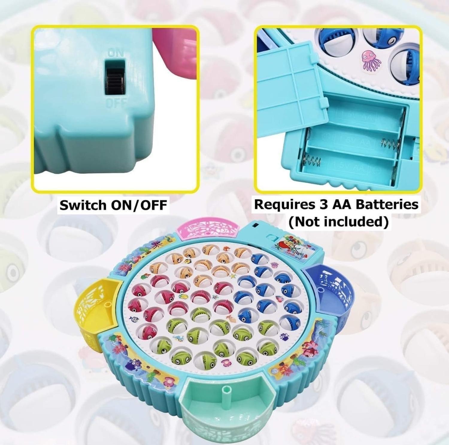 Juego De Pesca Magnetico Infantil Con Movimiento-5