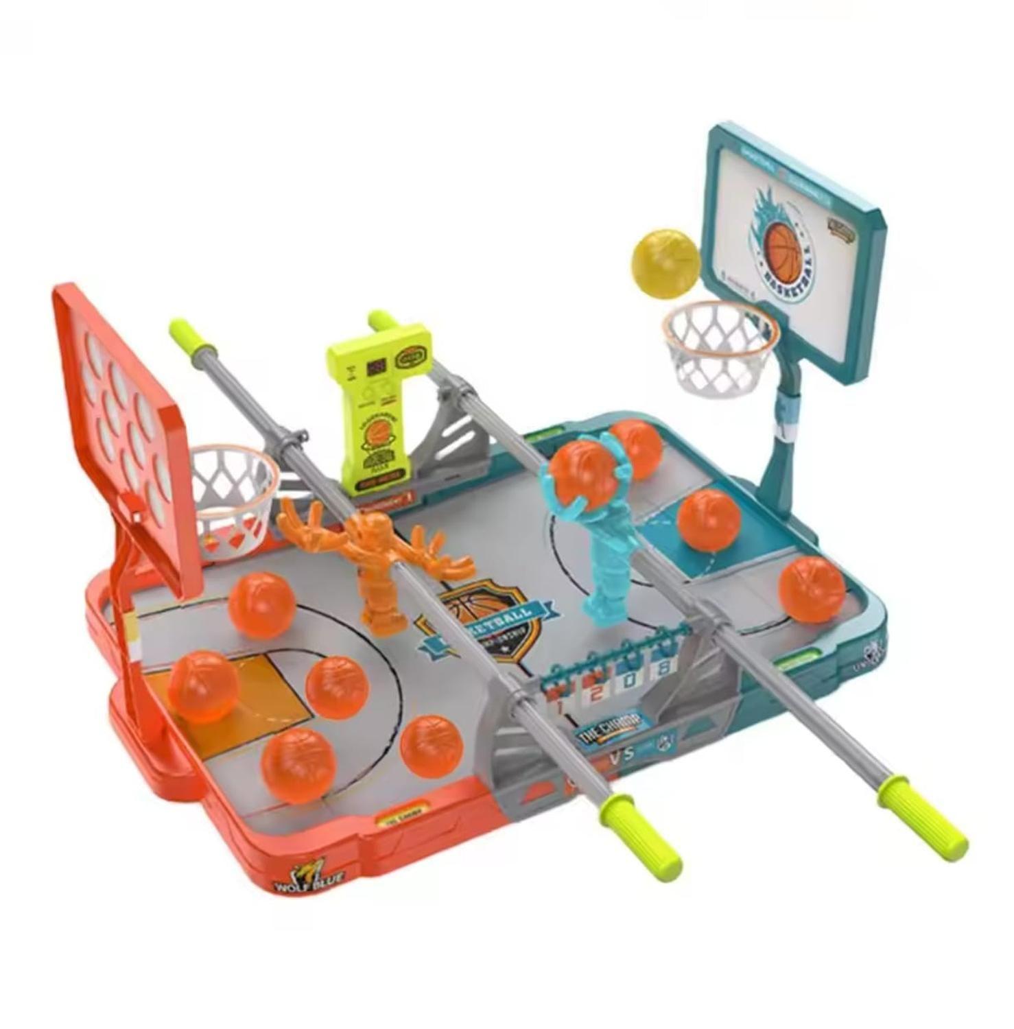 Basquetbol De Mesa Portátil Mini Cancha De Juego-3