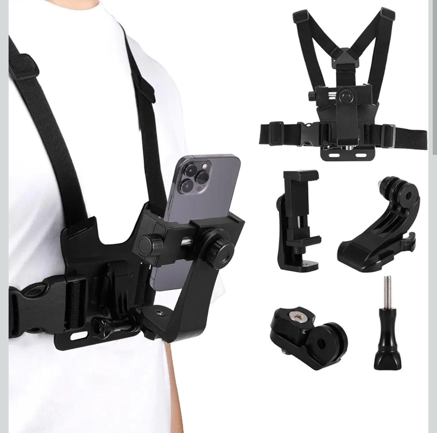 Soporte Ajustable De Pecho Para Celular Grabación De Video-0