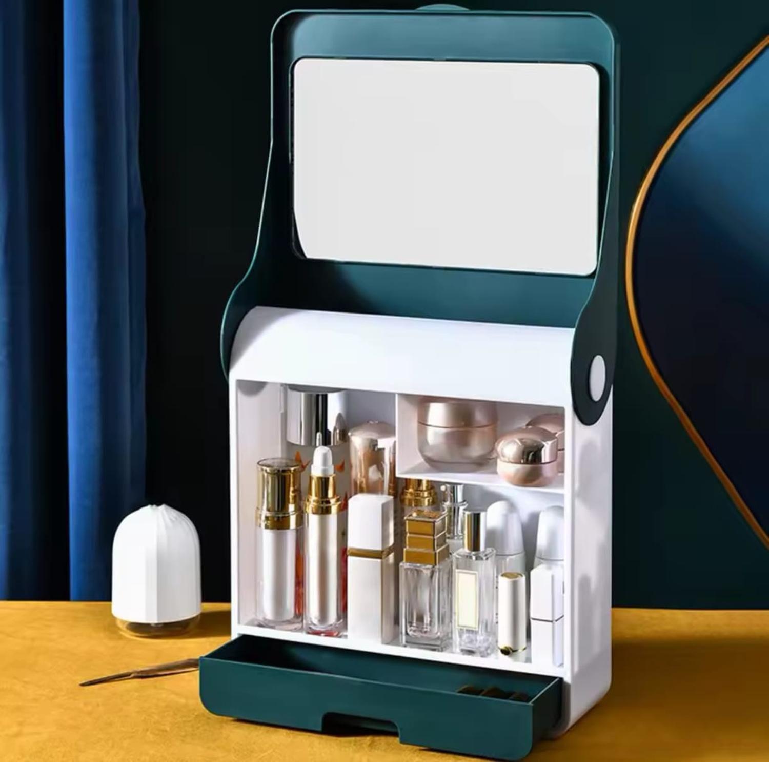 Organizador de Maquillaje Con Espejo-0