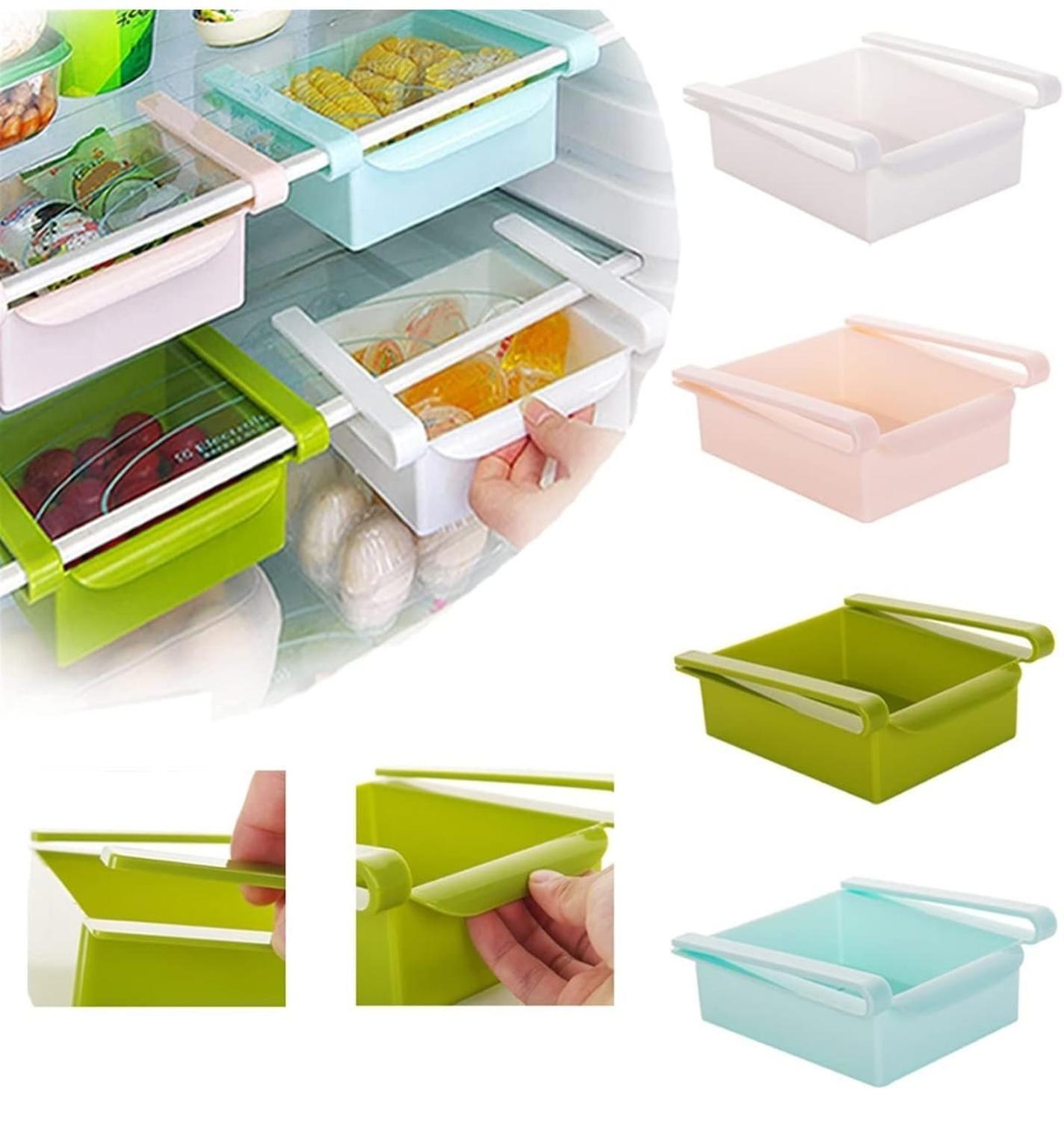 Pack De 4 Bandejas Organizadoras Para Refrigerador-0