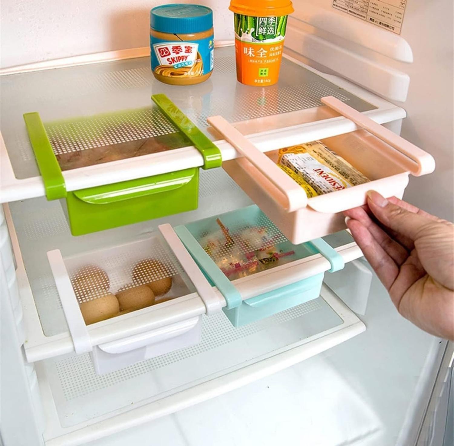 Pack De 4 Bandejas Organizadoras Para Refrigerador-1