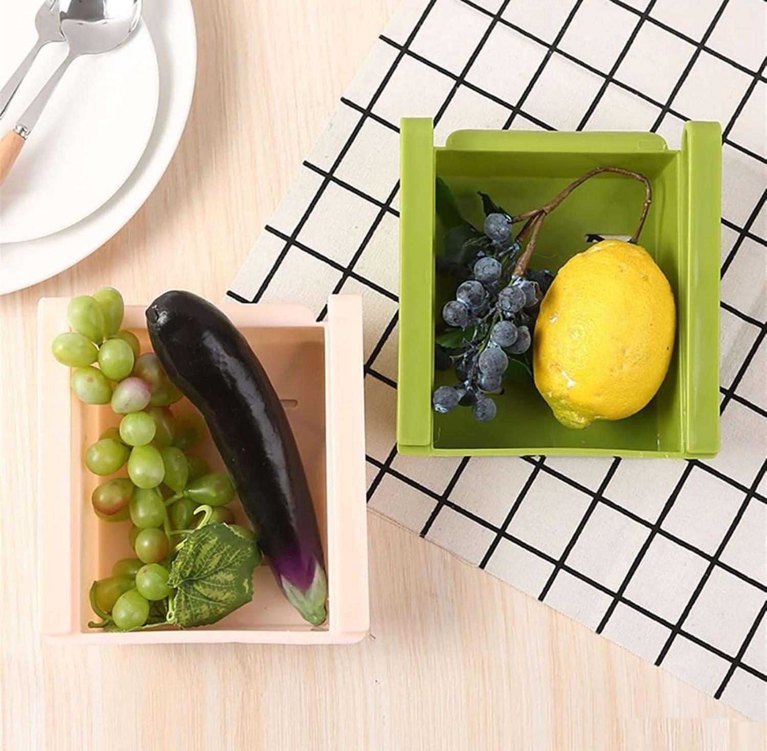 Pack De 4 Bandejas Organizadoras Para Refrigerador-2