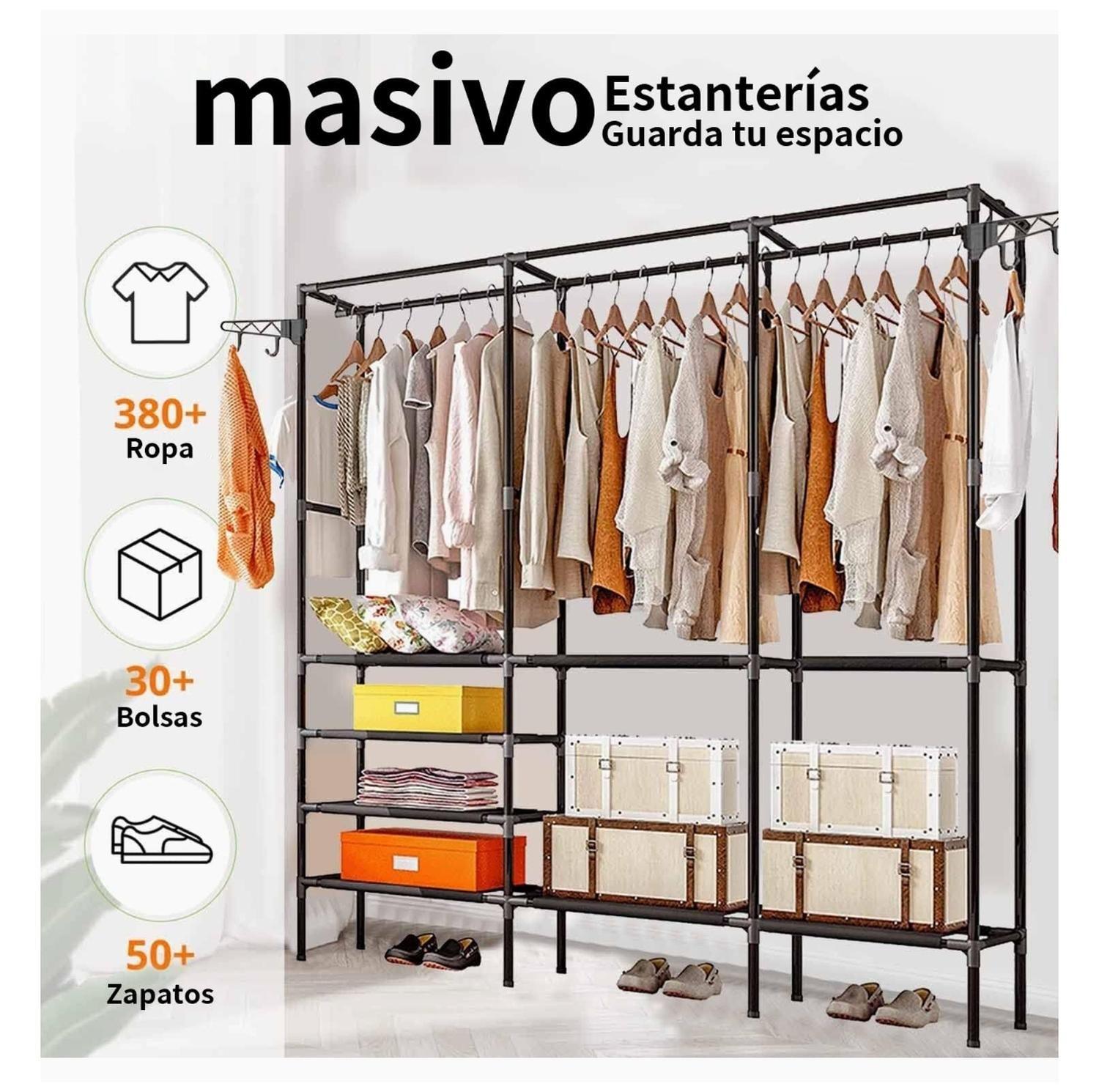 Closet Organizador Armable Premium Ropero Metálico Con Estantes-1
