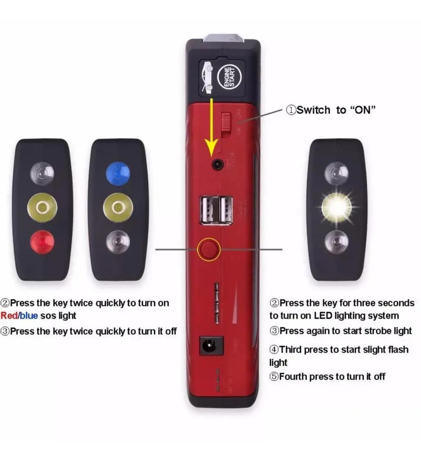Partidor De Bateria Inteligente Para Auto Y Moto 12V-3