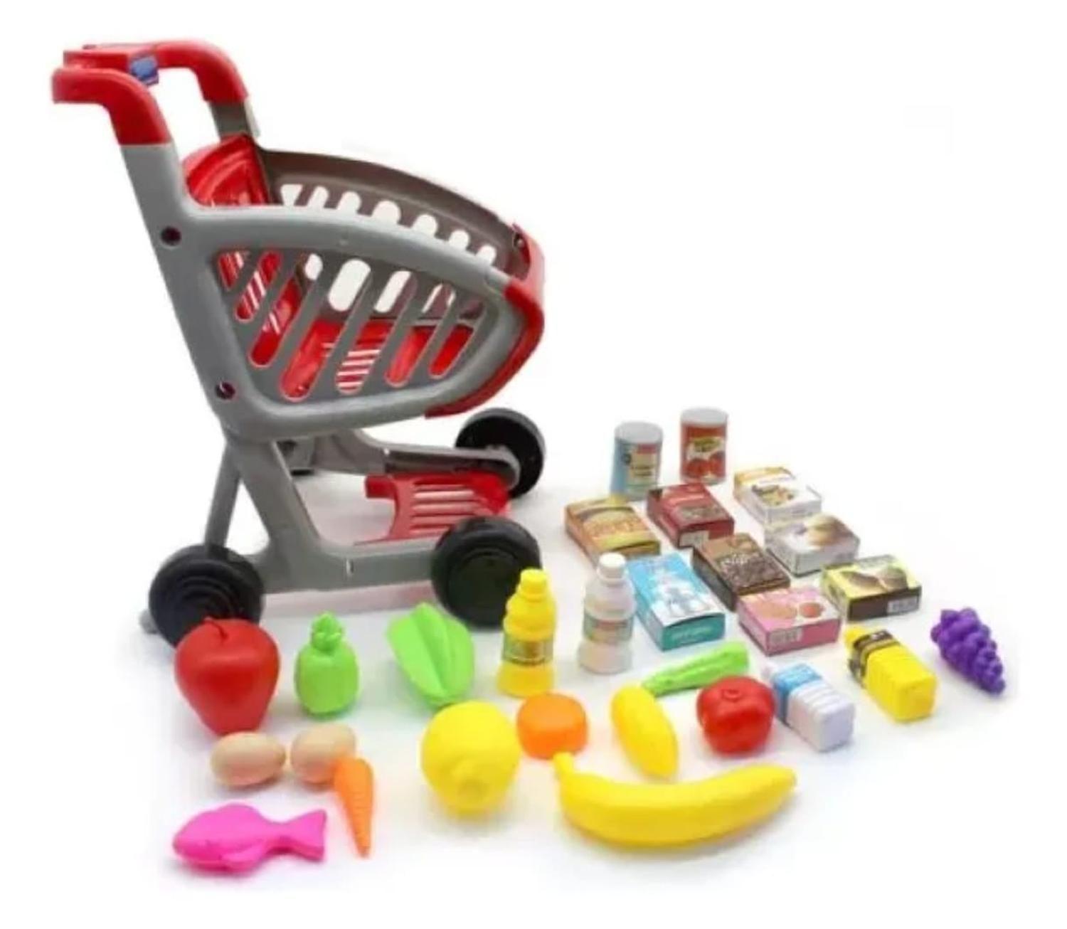 Juguete Carro De Supermercado Con 41 Accesorios-0