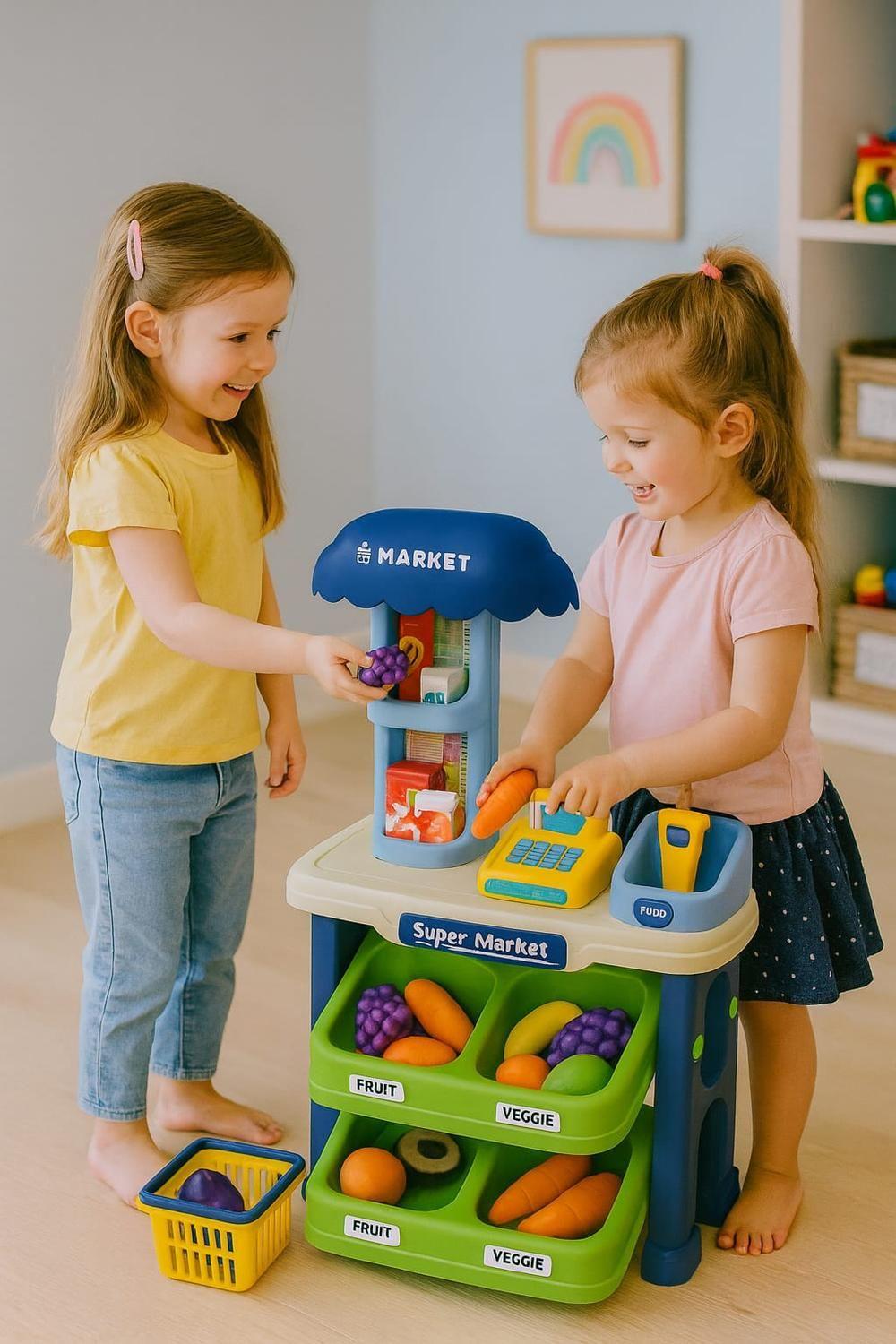 Set De Supermercado Infantil De Juguete-2