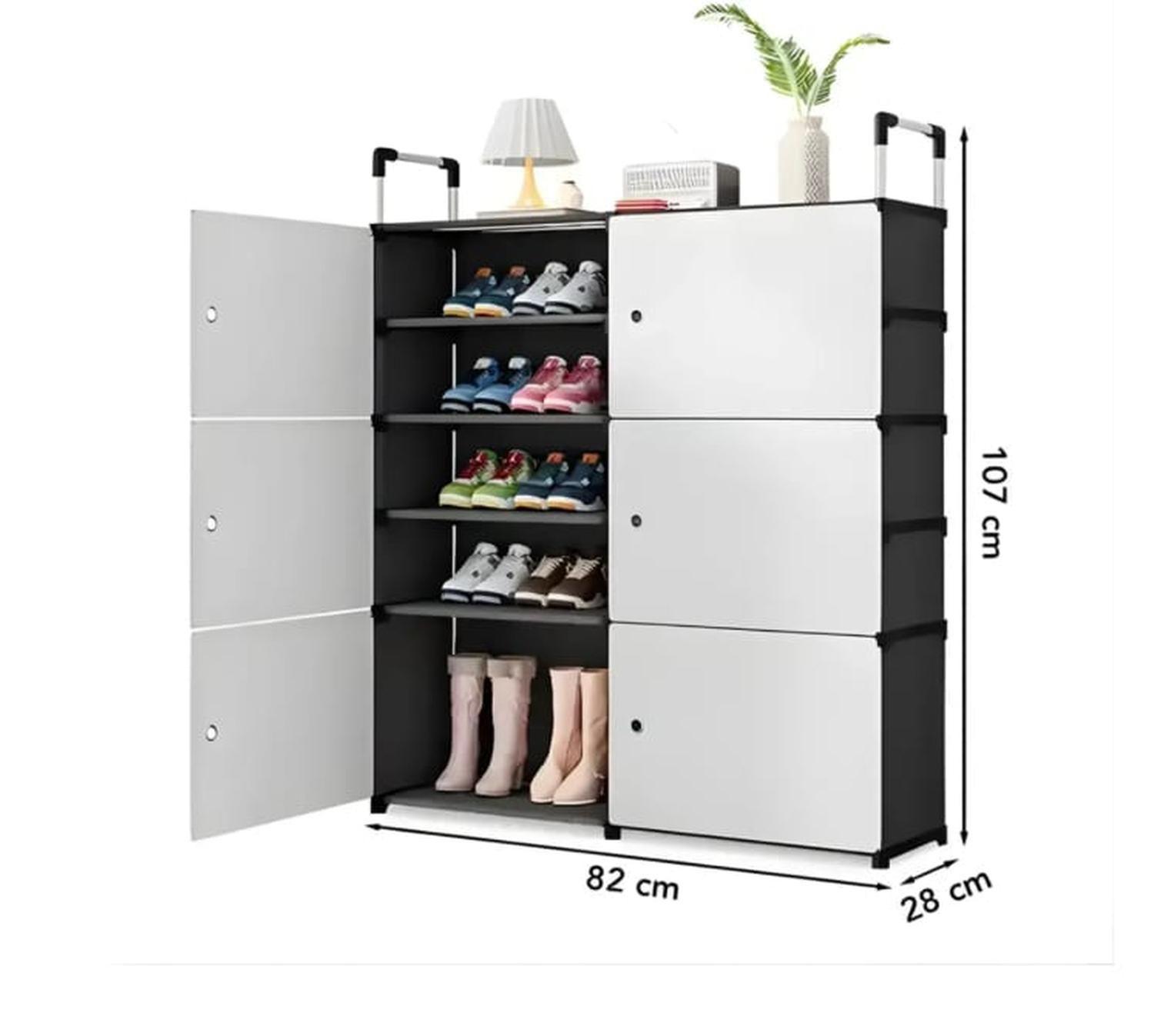 Zapatero Organizador Modular Con Puertas Mueble Multiusos-2