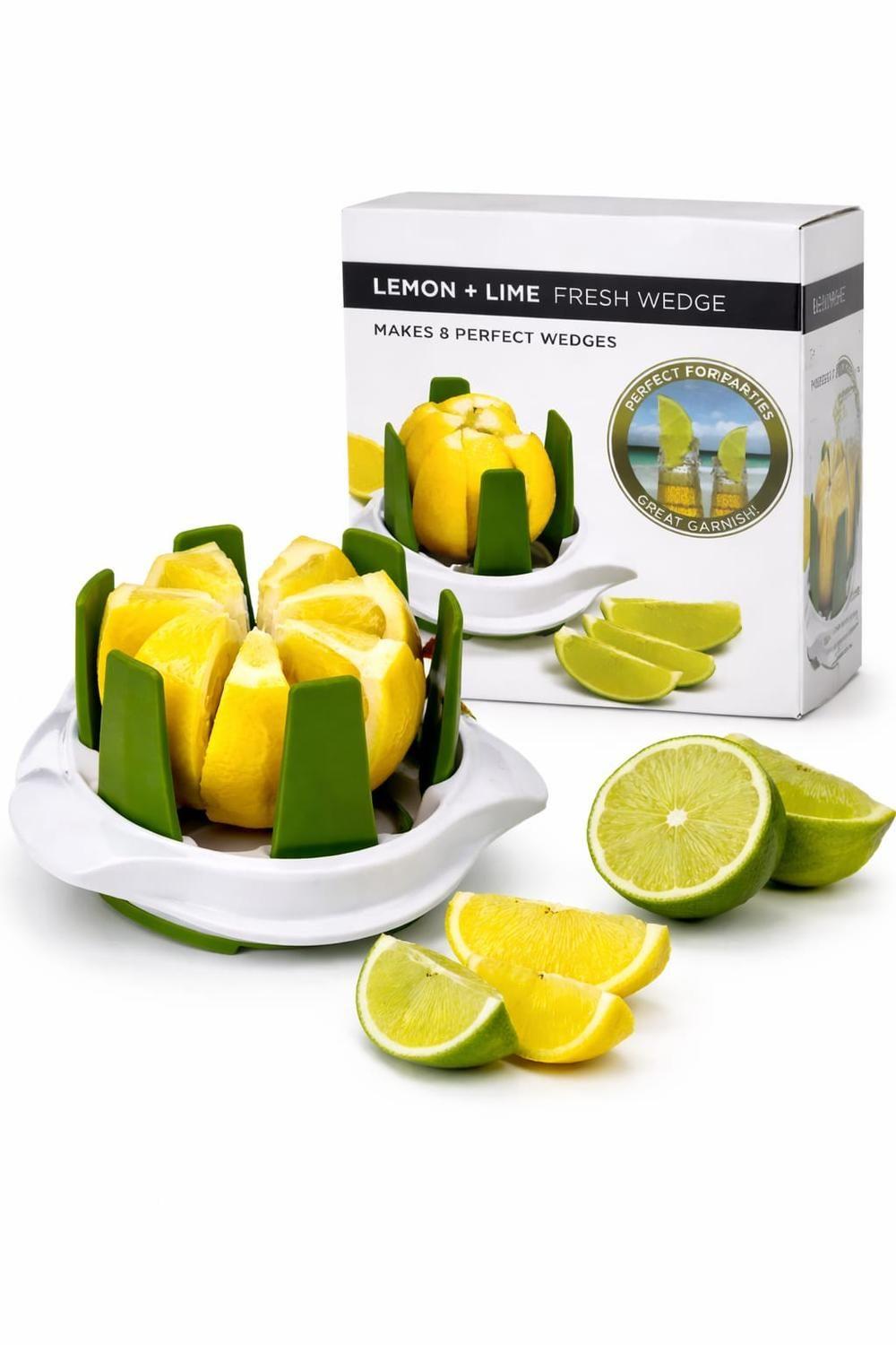 Cortador De Limones Y Citricos Profesional Rebanador 8 Porciones-2