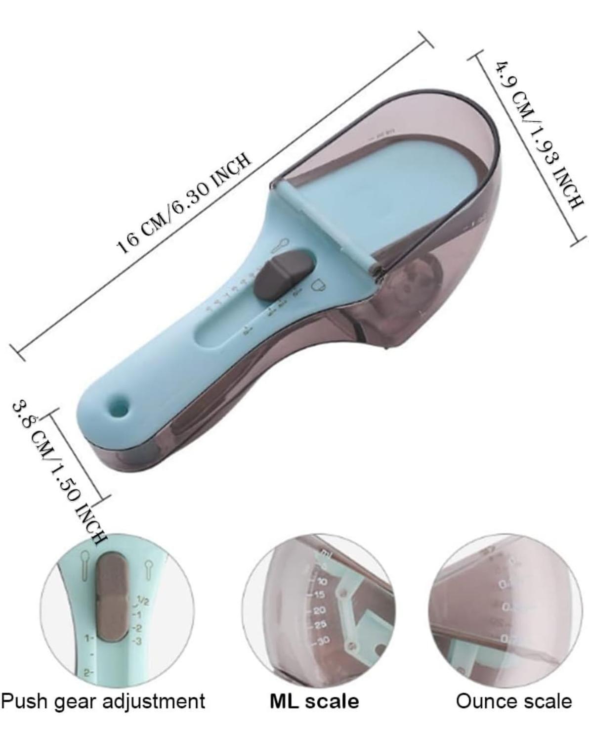 Cuchara Medidora Ajustable 2 En 1 Medicion Precisa Para Solidos Y Liquidos-6