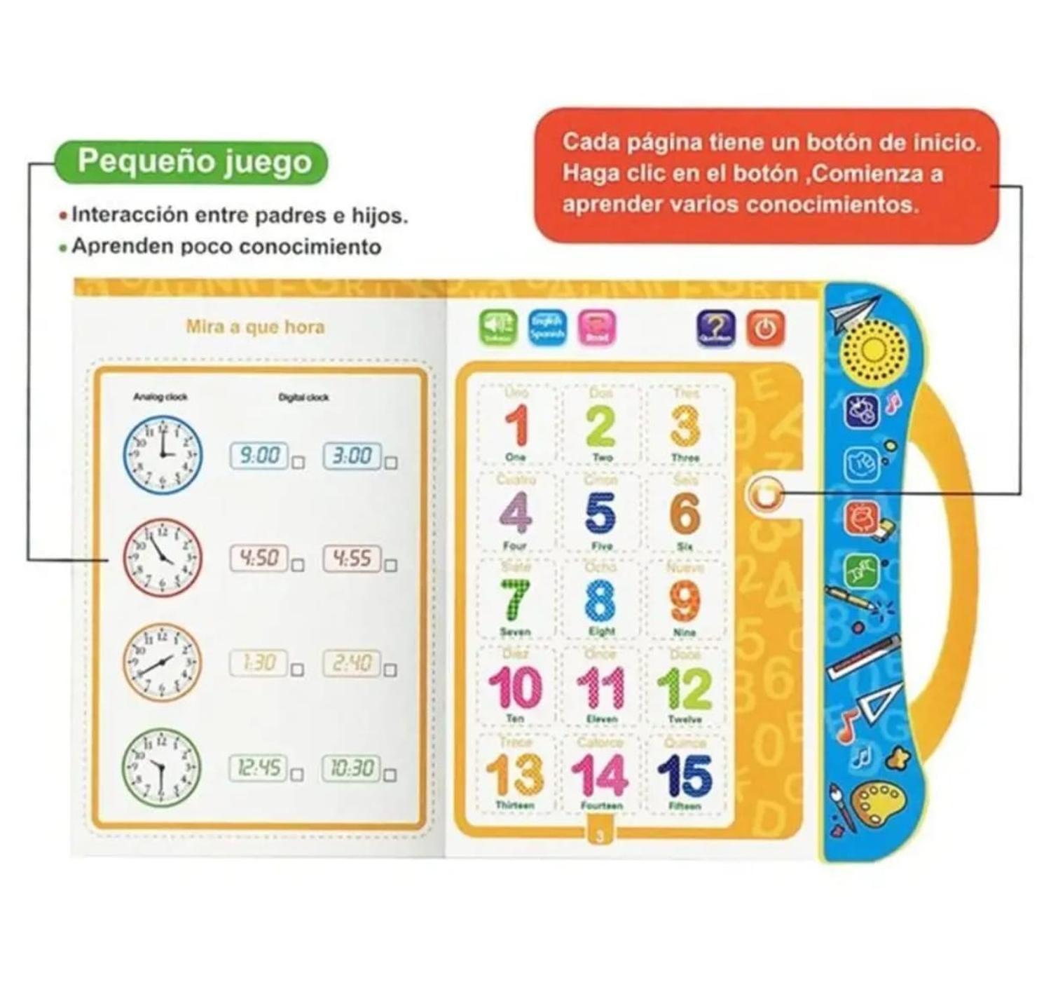 Libro De Aprendizaje Interactivo Musical Español E Ingles-2