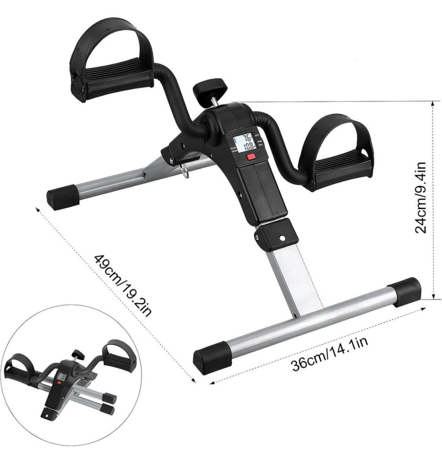 Pedalera Ejercitadora De Manos Y Pies Con Pantalla LCD Spinning-2