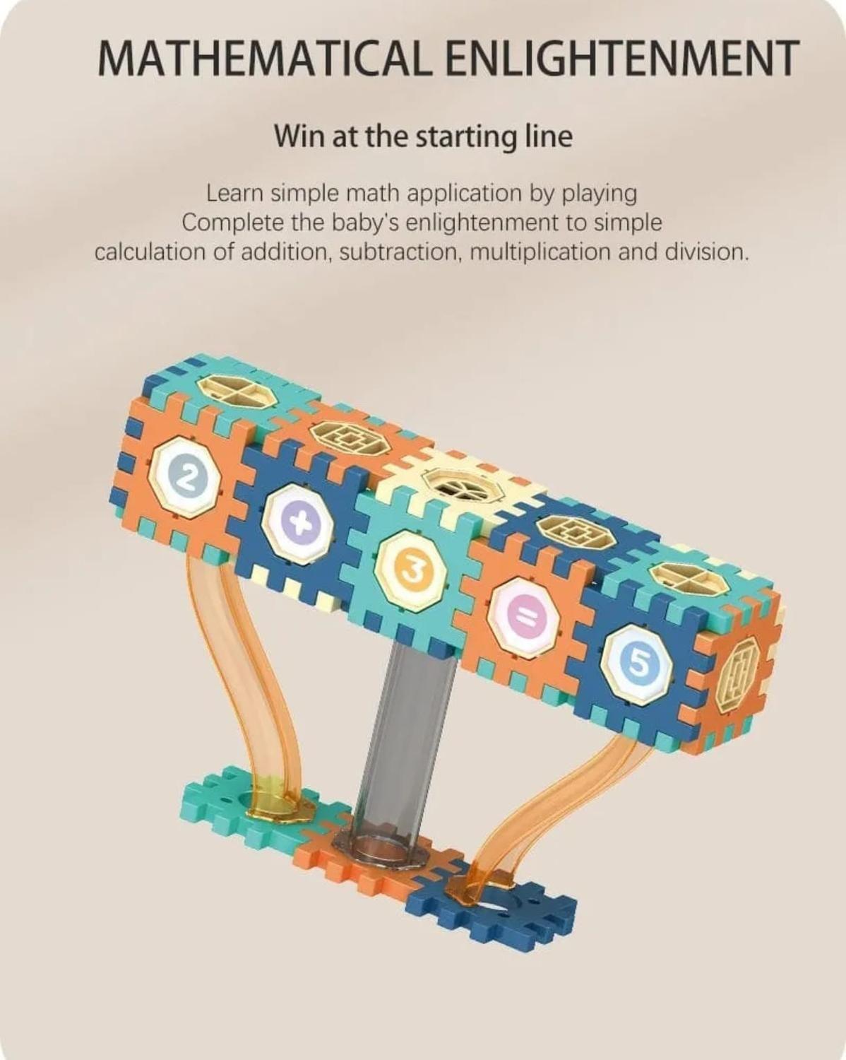 Bloques De Construccion Con Tubos 98 Piezas Para Niños-4