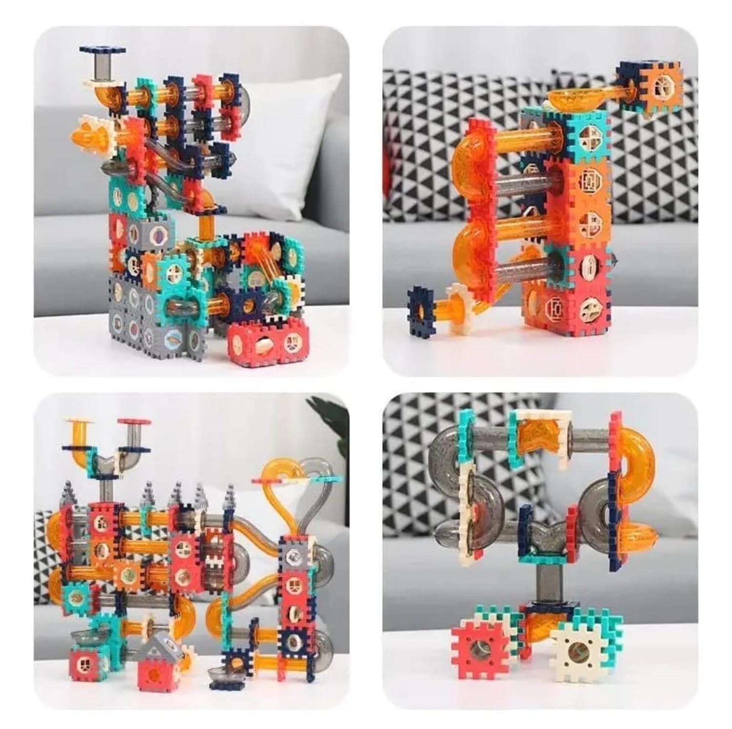 Bloques De Construccion Con Tubos 98 Piezas Para Niños-5