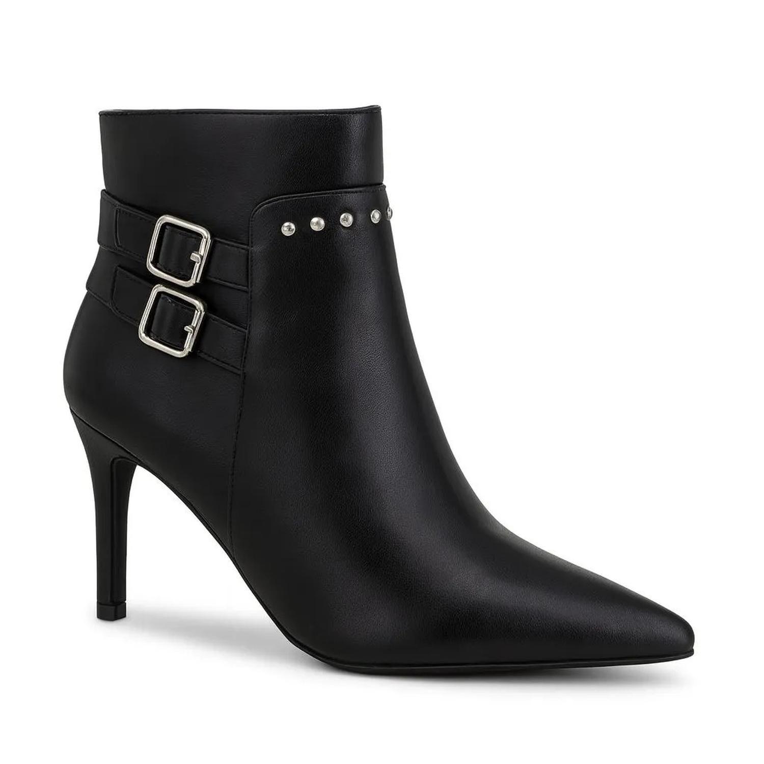 Botín Negro Mujer PU Tina TINA-001-0