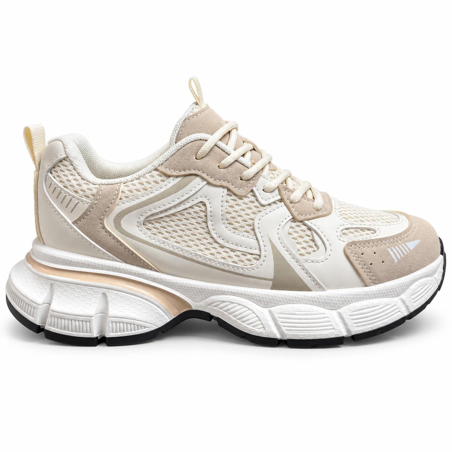 Zapatilla Deportiva Beige Mujer Capri 2460-18-0