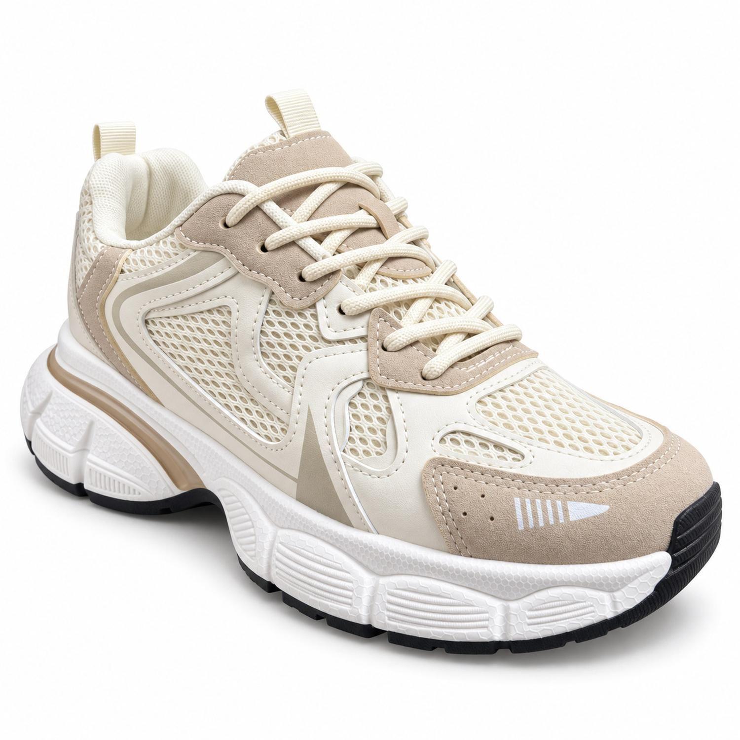 Zapatilla Deportiva Beige Mujer Capri 2460-18-2