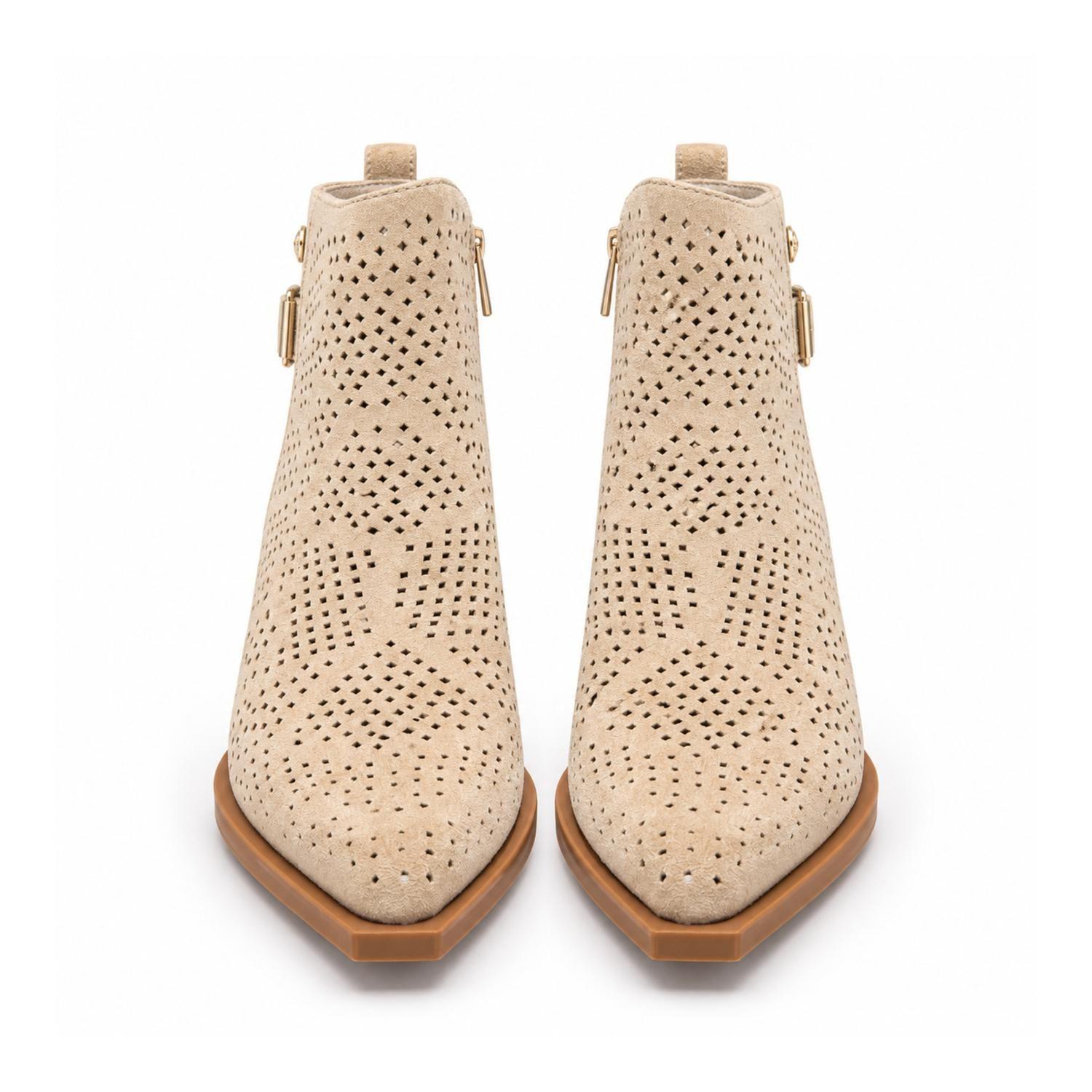 Bota Beige Mujer Casual Gamuza Dakota 26-54-3