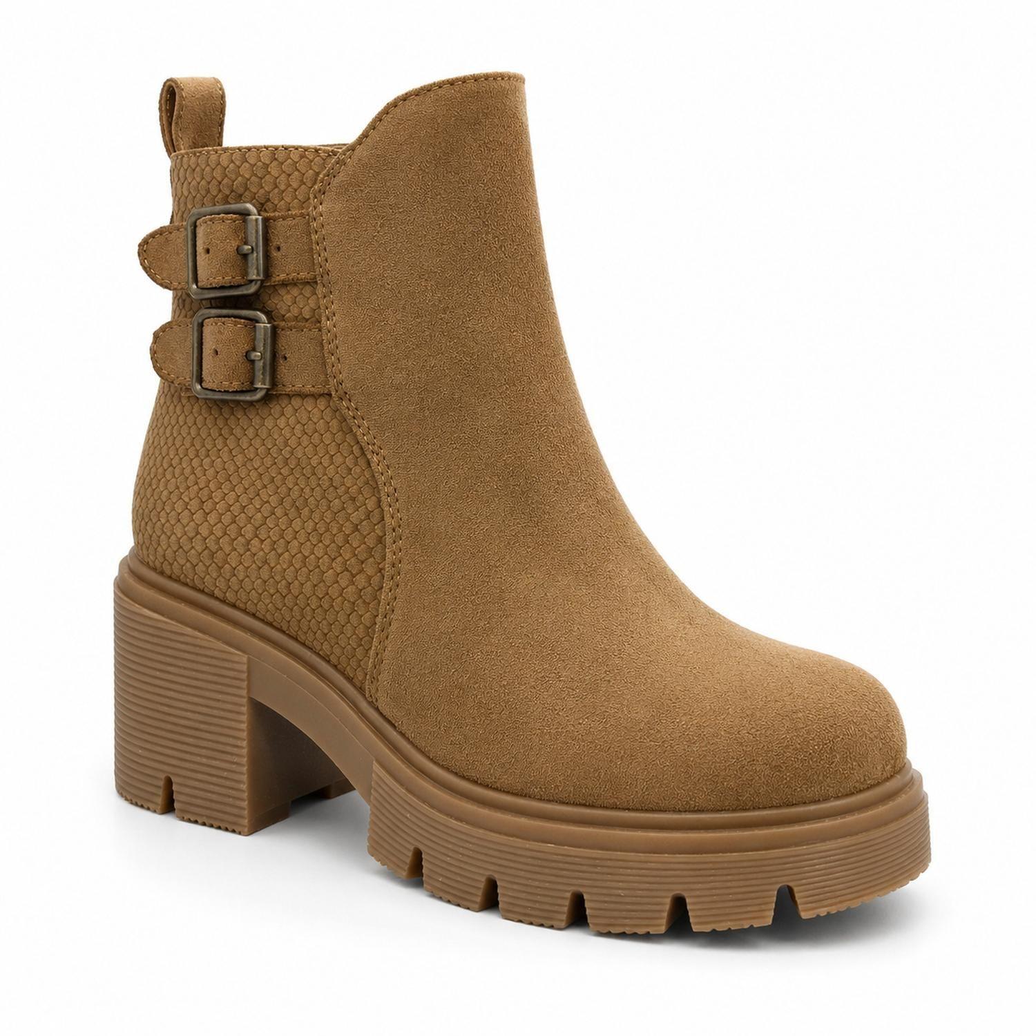 Bota Camel Mujer Gamuza y PU Atenas 25-31-2