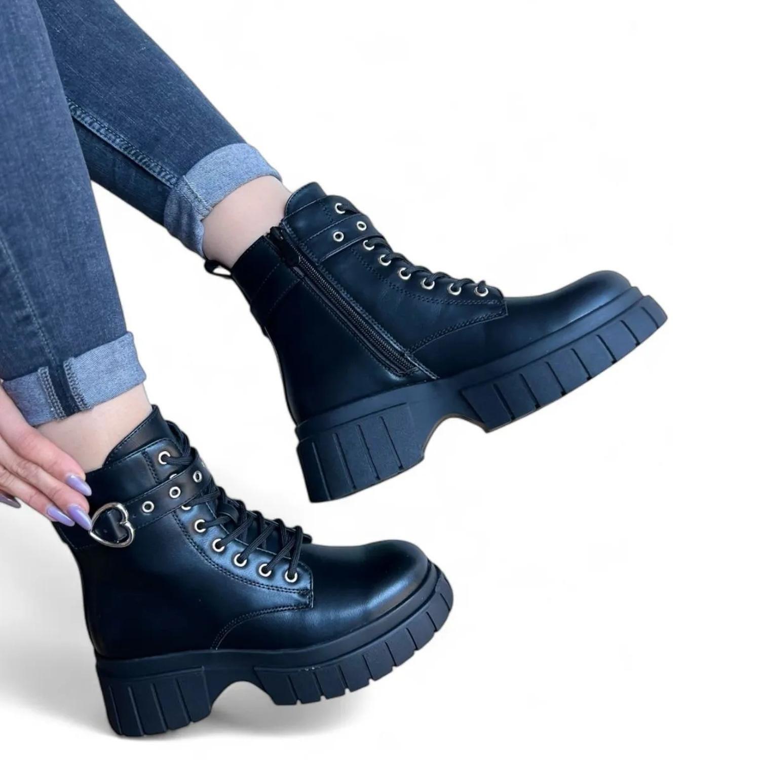 Bota Negro Mujer PU Roma 25-21-3