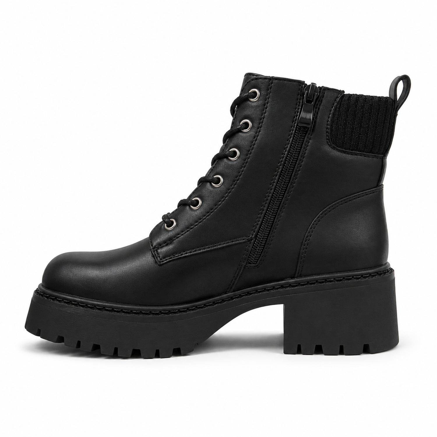 Bota Negro Mujer Ecocuero Turín 25-33-1