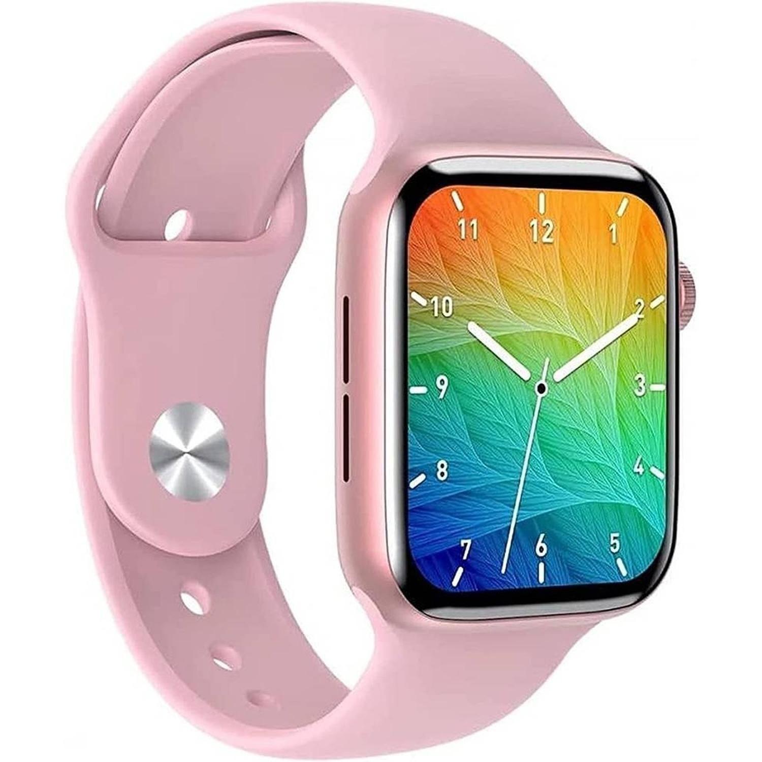 Reloj Smartwatch Inteligente HW22 Pro 44 mm Rosado-1