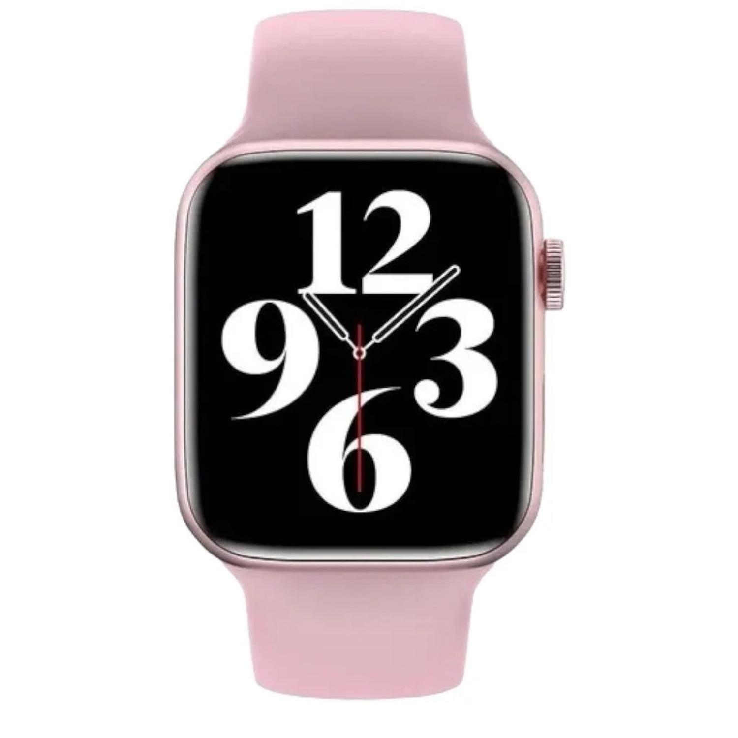 Reloj Smartwatch Inteligente HW22 Pro 44 mm Rosado-3