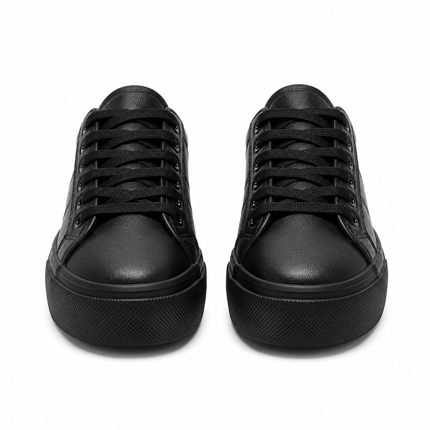 Zapatilla Negro Unisex Ecocuero Brooklyn LD06-3