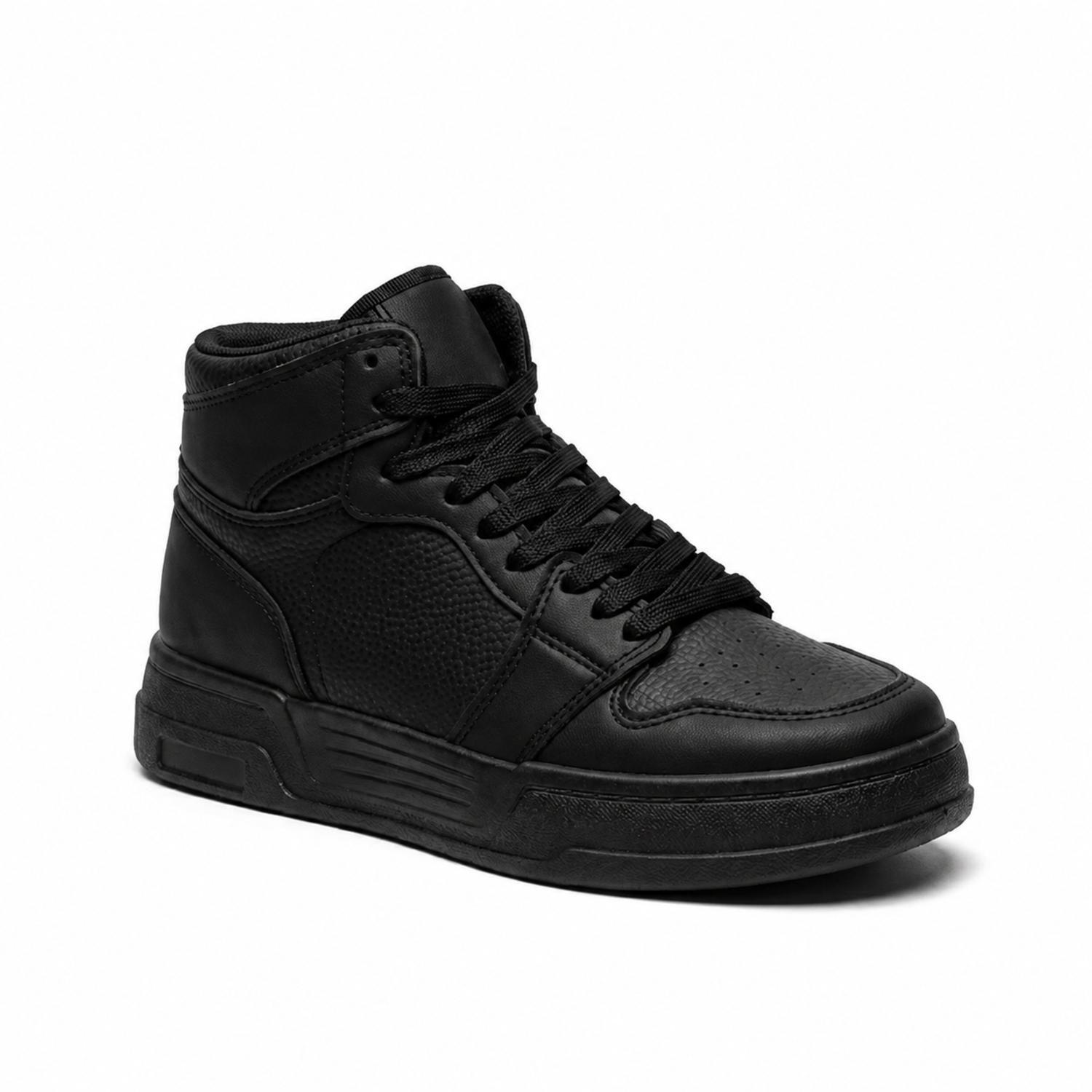 Zapatilla Negro Unisex Ecocuero Austin M63-1