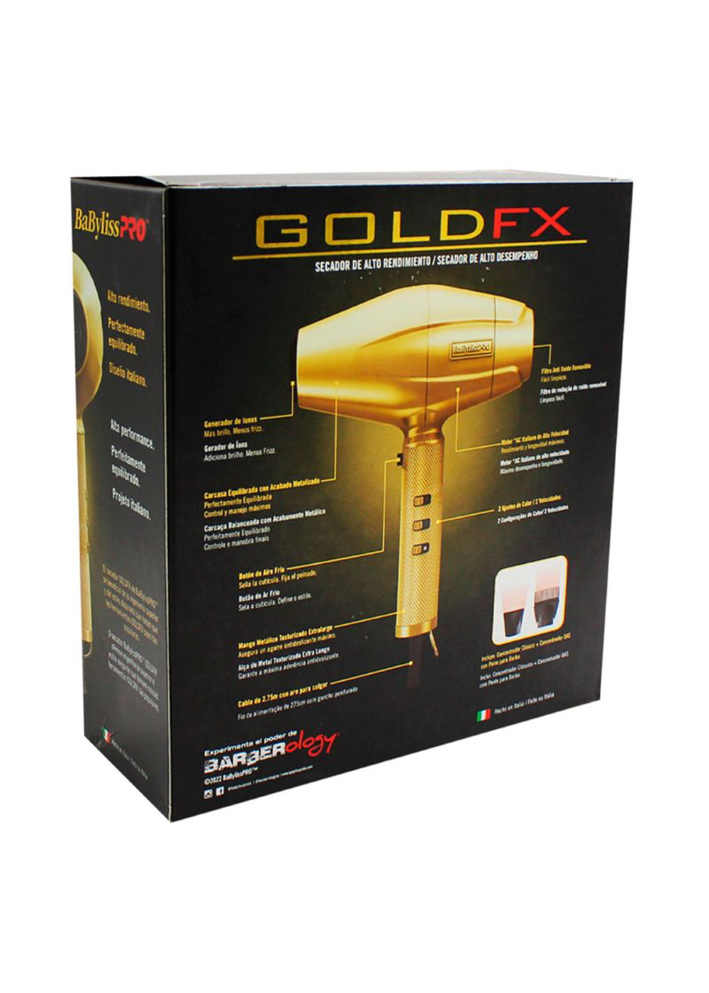 Secador GoldFX Babylisspro Alto Rendimiento & Desempeño -3