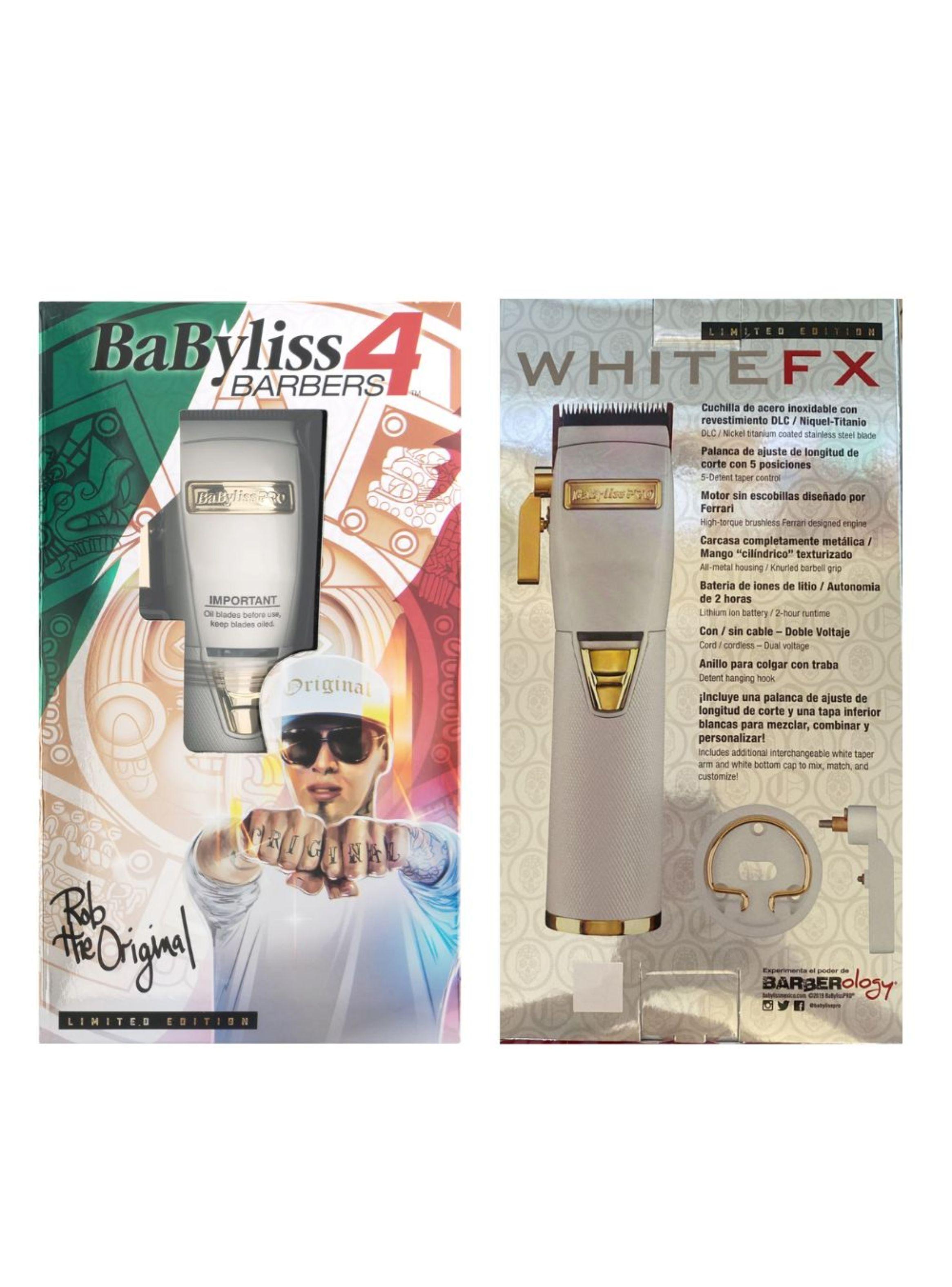 Máquina CortaPelos Inalámbrica Blanca FX BabylissPro -3