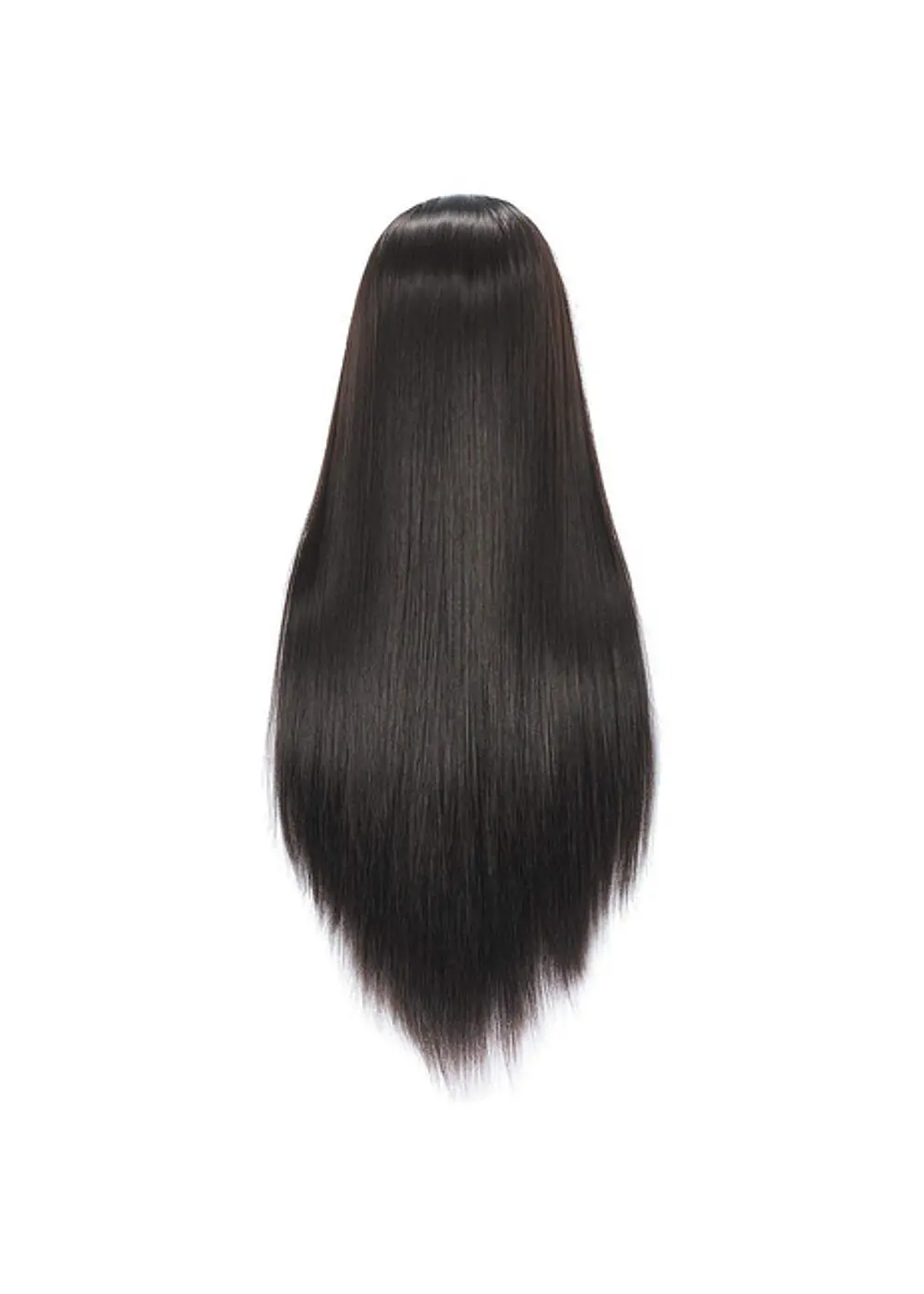 Cabeza Técnica de peluquería Cabello sintético 80cm de largo-3