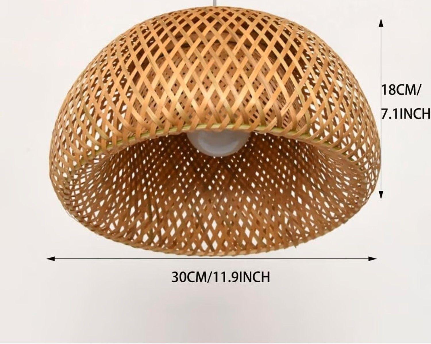Lampara Colgante Techo Ratan Modelo OLIVA-2